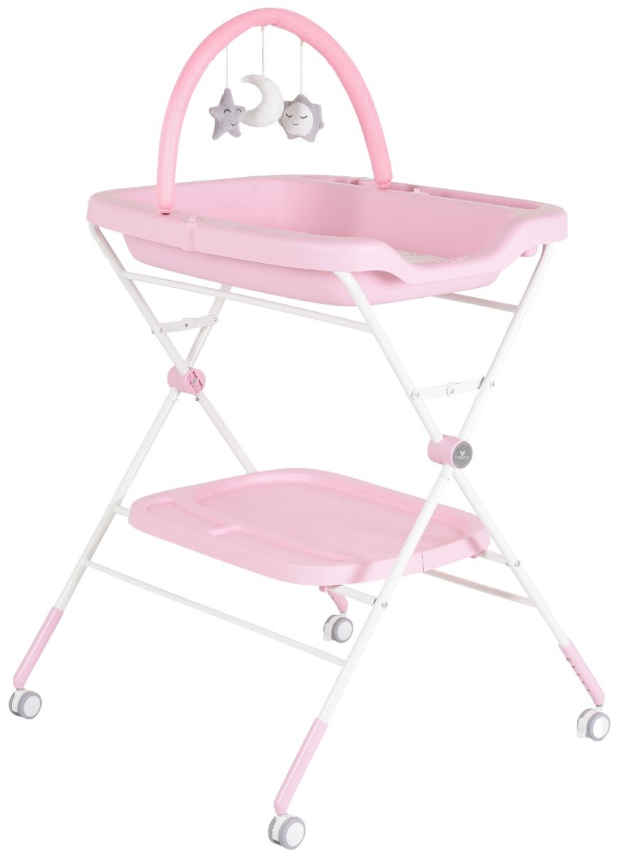 Cangaroo Croco Pink Multifunctionele Luiertafel