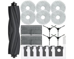 Geschikt voor Dream L10s Pro Ultra Heat/ L10s Ultra Gen 2/ X30 Ultra/ Mova E30 Ultra Accessoireset, 1 hoofdborstelkop, 6 opbergtassen