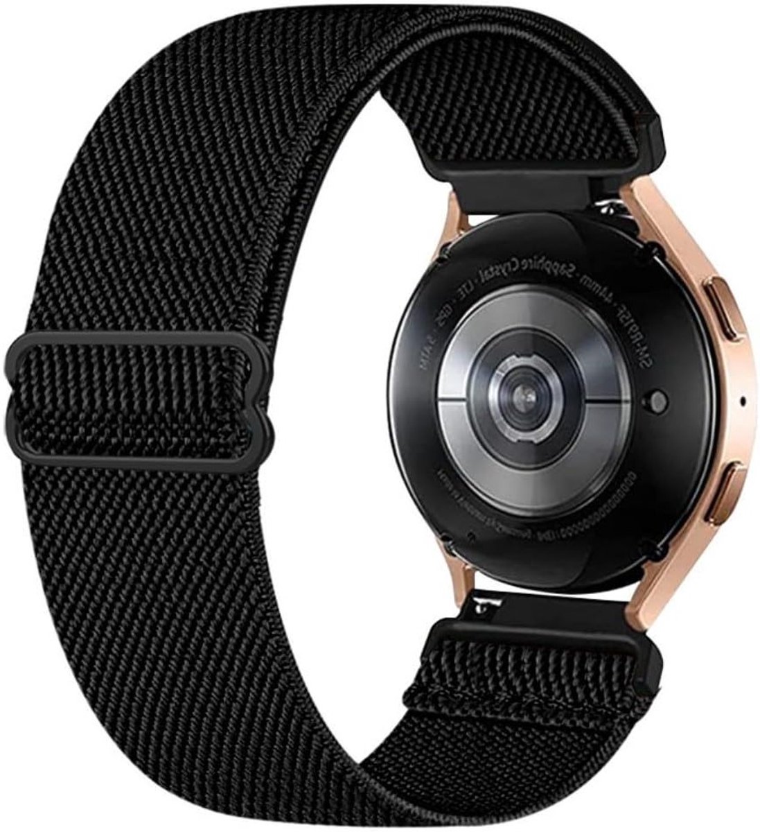 22mm Gevlochten Armbanden voor Smartwatches - Elastische Nylon Sportarmbanden voor Galaxy Watch, Gear S3 en Coros Pace 3