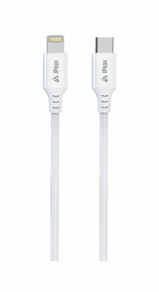 iPeax USB-C naar Lightning Kabel – 1,5 Meter – Wit