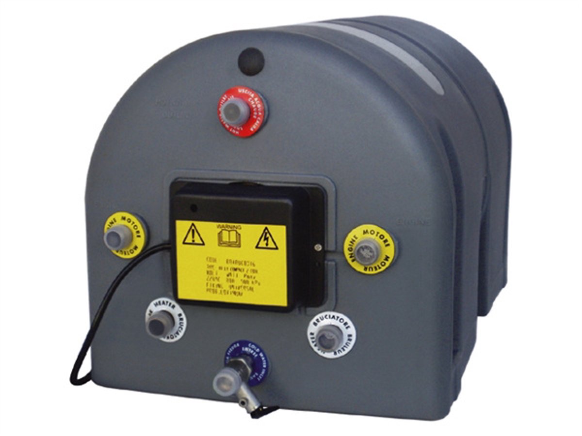 Quick Boiler Compact inox 60L dubbel spiraal 366X875X358