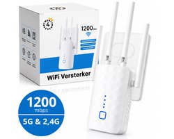 Twenty4seven® WiFi Versterker Stopcontact - WiFi Router 1200 Mbit/s - 5G & 2,4 G Internet Repeater - Extender & Booster Draadloos