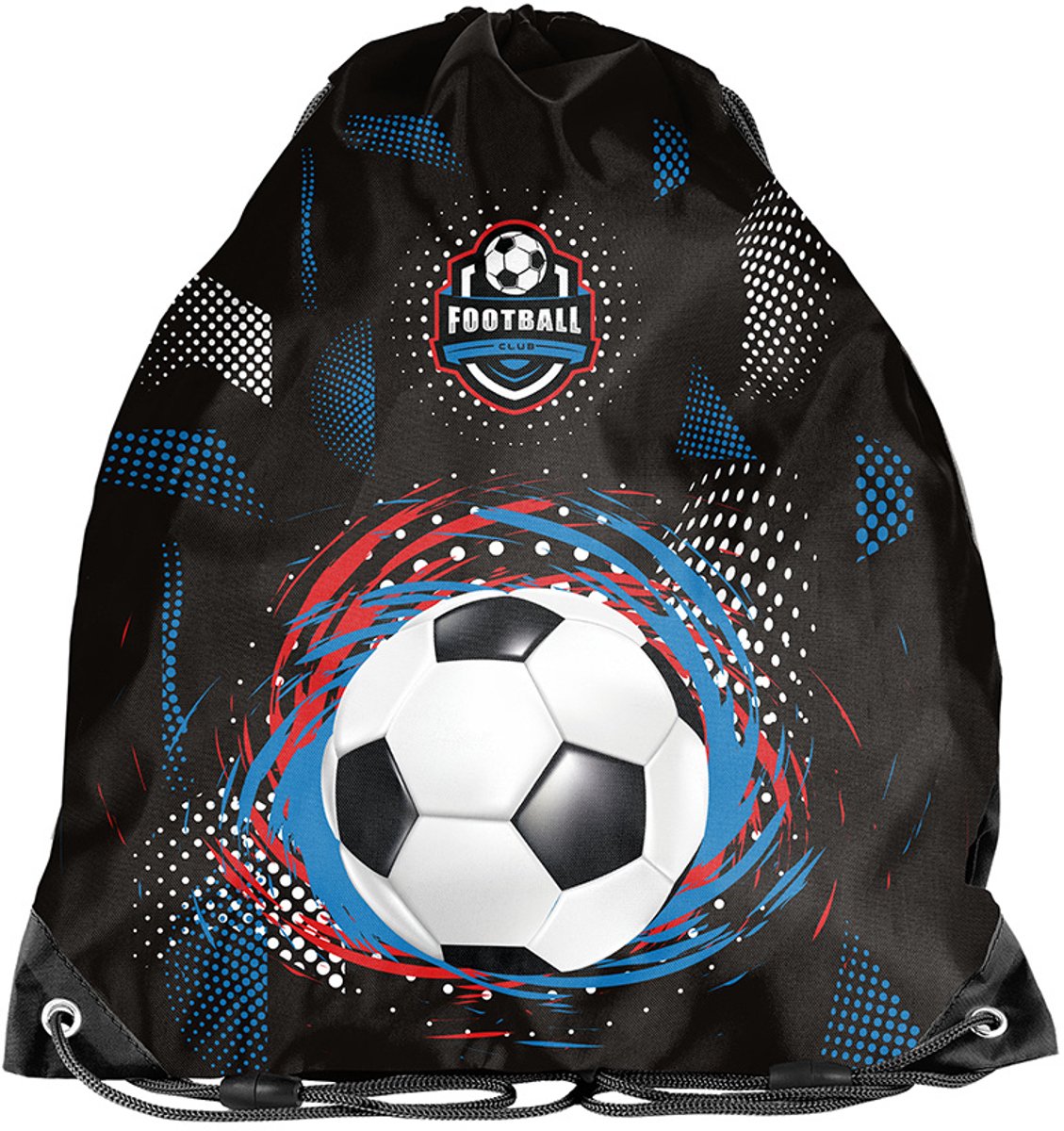PASO Gymtas - Zwemtas - Voetbal - 45 x 34 cm - Polyester