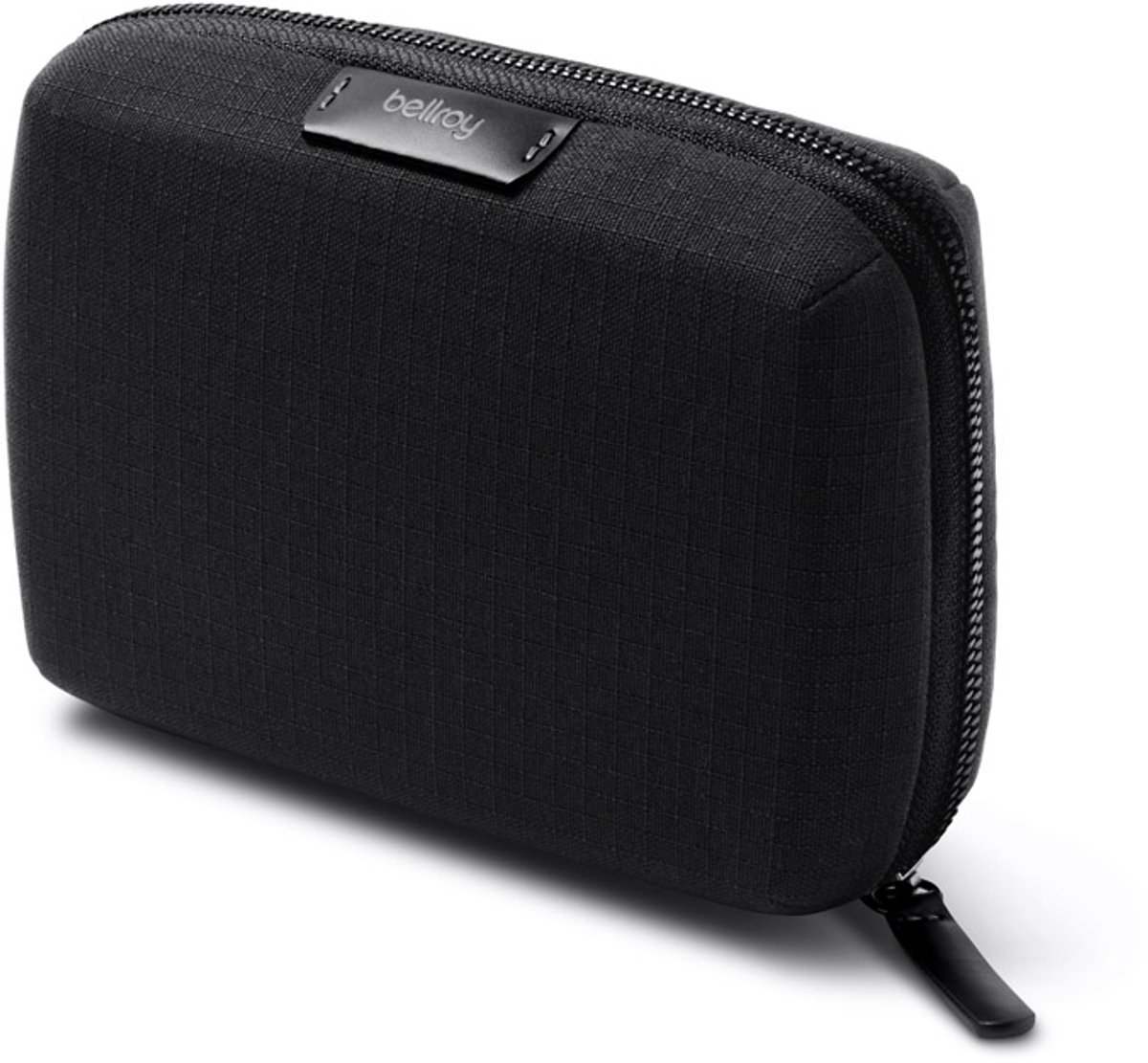 Bellroy Tech Kit Compact Accessoires Tas – 50% Gerecycled Polyester – Compacte Afmetingen 55x123x180mm – Stoffen afkomstig van Gerecyclede Bronnen - Zwart