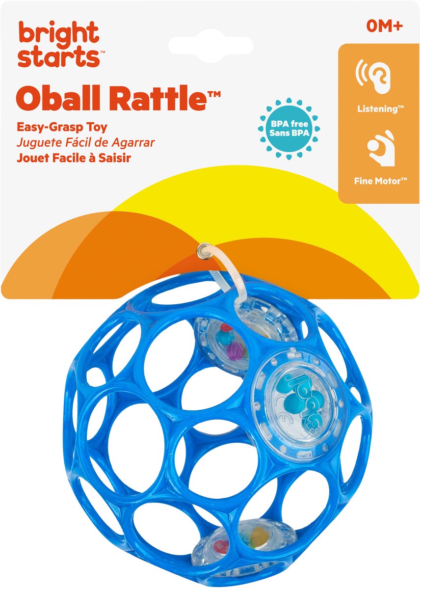 Oball baby rammelaar blauw - Oball - vanaf 0 maanden — afbeelding 4