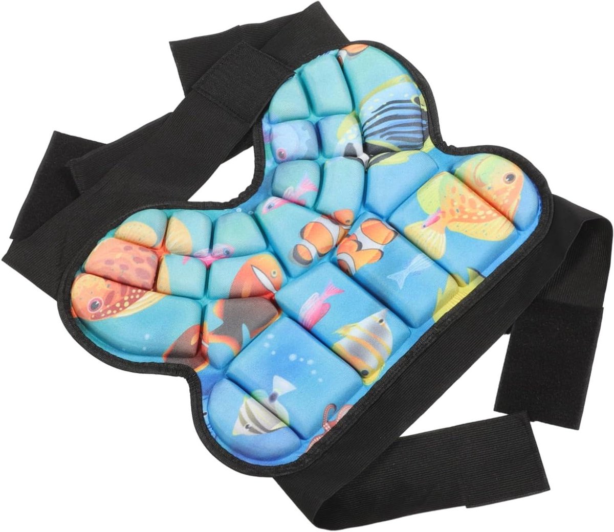 Kinder Rolstoel Heupbroek - Schaatsbeschermer Buttpad - Bescherming Sport - Zachte Spons - 35x30x3 cm - Blauw