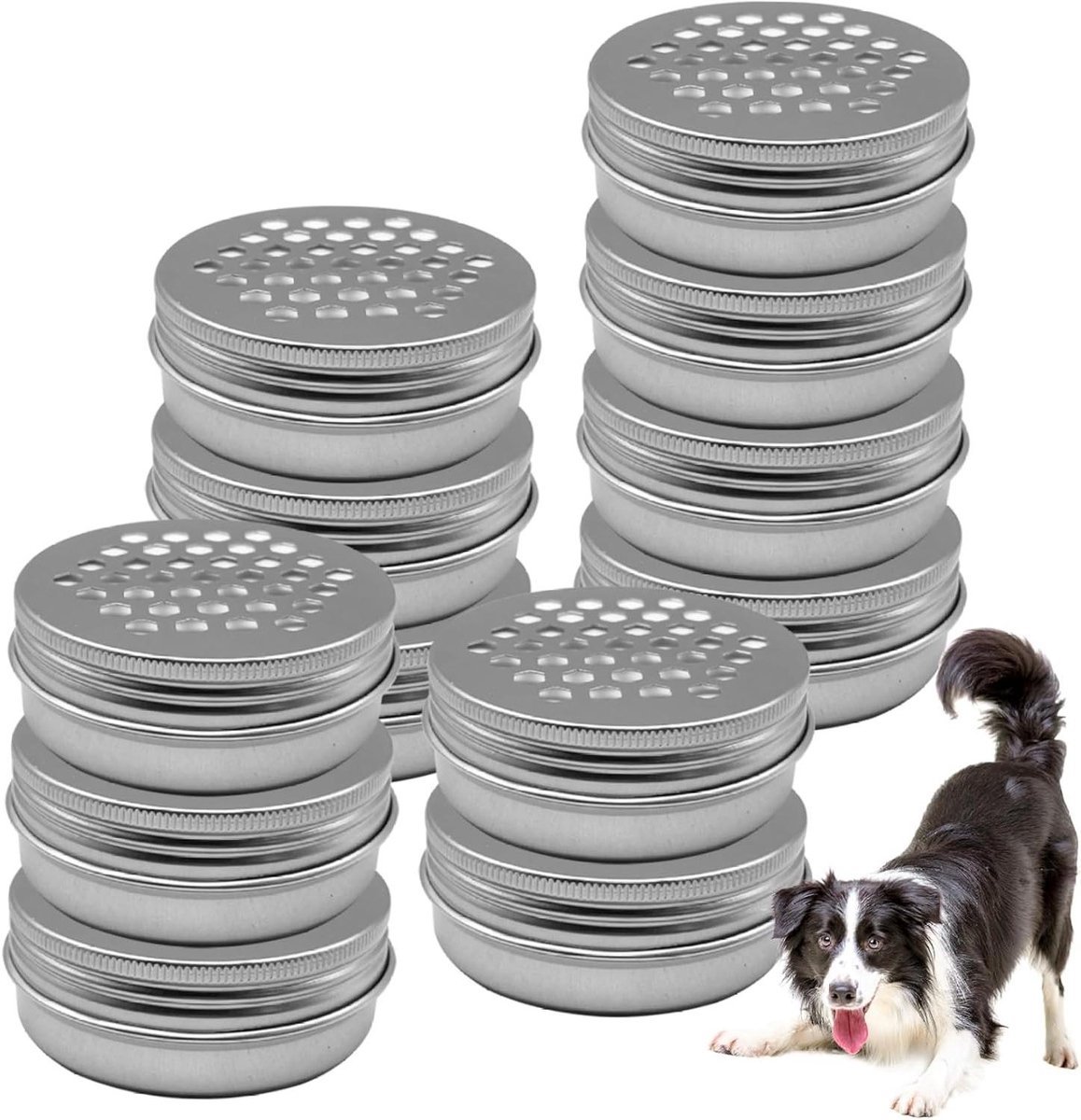 Hond Trainingsset - Honden Geur Werk - Hondengeur Trainen - Voedselveilige Aluminium - 68 x 68 x 26 cm - Zilver