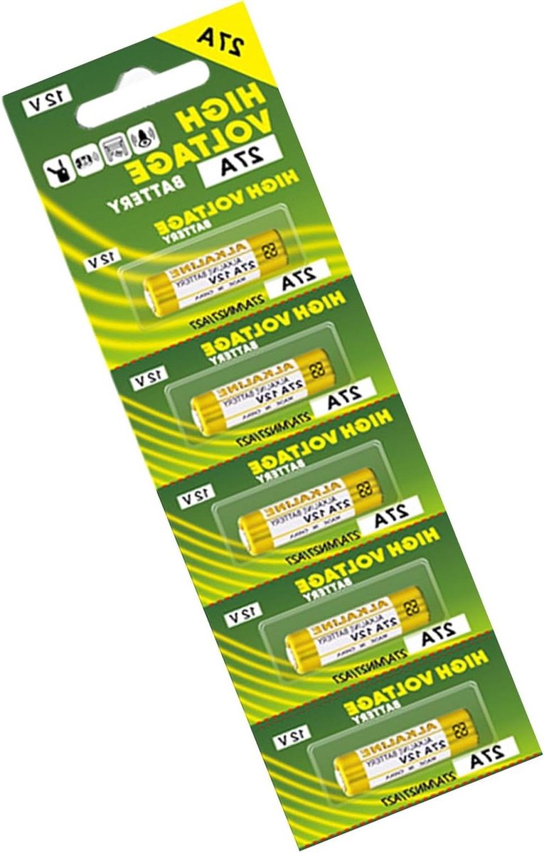 Alkaline Batterijen - Knoopcel Batterij - Apparaten Voeden - Hoge Capaciteit - 12V 5 stuks - Niet van toepassing