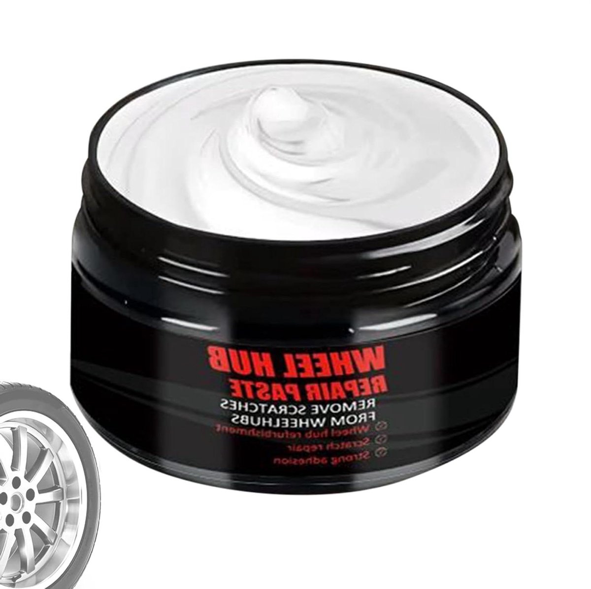 Krassenverwijderaar Auto - Velgen reparatieset - Velgen polijsten - Snelle polymerisatie - 50 g pasta - Grijs