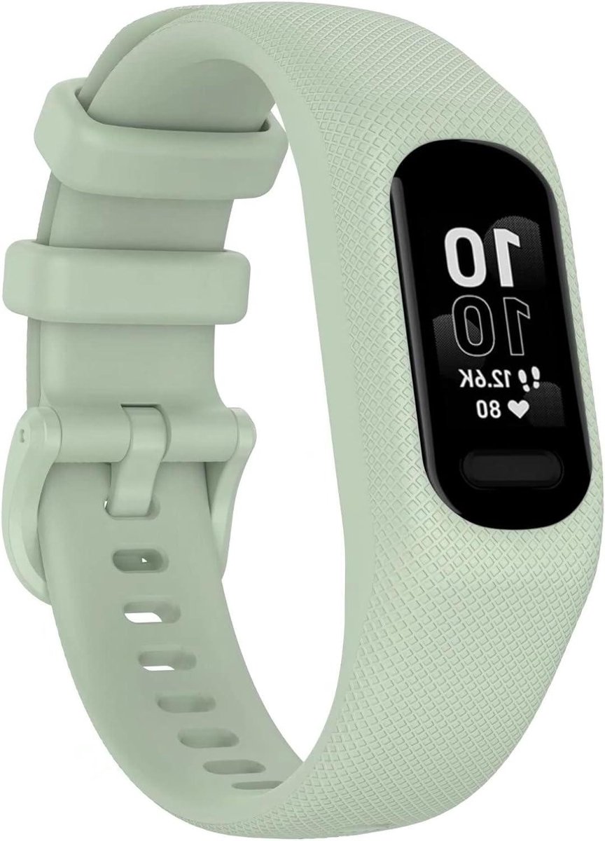 Horlogeband - Polsband Armband - Fitness Tracker - Zacht TPU Materiaal - Klein Formaat - Mintgroen