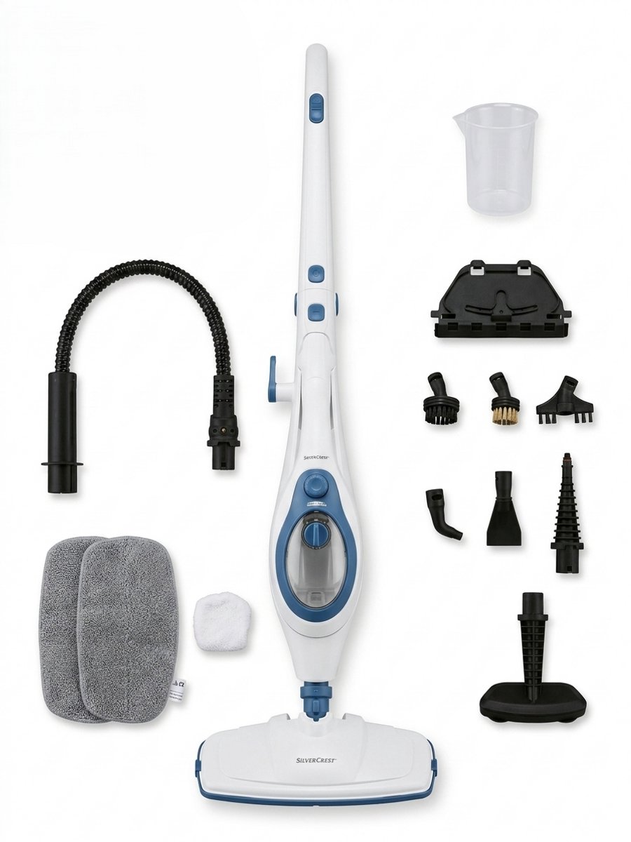 Silvercrest 2-in-1 Stoomreiniger - 1500W - Waterreservoir 350ML - Uitgebreide Accessoires