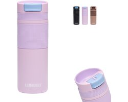 Kambukka Cabo Grip Thermosbeker 500 ml - Koffiebeker To Go - Lekvrije Koffiebeker - RVS - Fairywing Dream