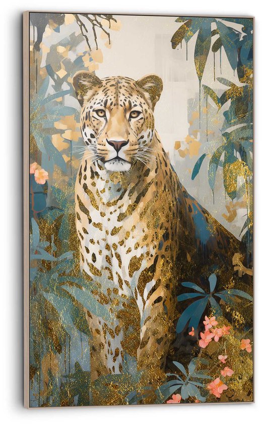Art Frame Gouden tijger - 118 x 70 - Plastic - REINDERS