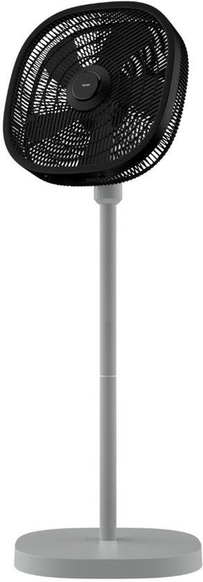 Dynter Staande Ventilator – In hoogte verstelbaar 80-125 cm – Opvouwbaar – Oscillerend – Krachtige, geruisloze koeling – Zilvergrijs