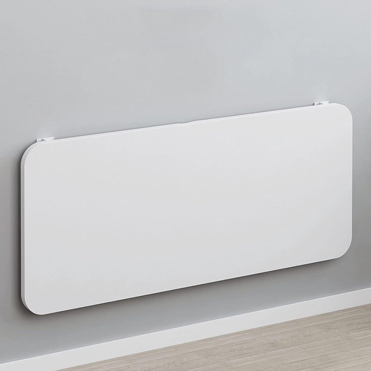 Opvouwbaar bureau - Wandbureau Klaptafel - Ruimte Besparen - Zwevend Ontwerp - 80x50cm - Wit
