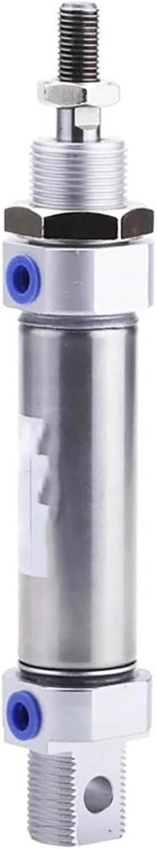 Mini Persluchtcilinder - Pneumatische Cilinder - Industriële Automatisering - Roestvrij Staal - 10 mm Boring - Zilver