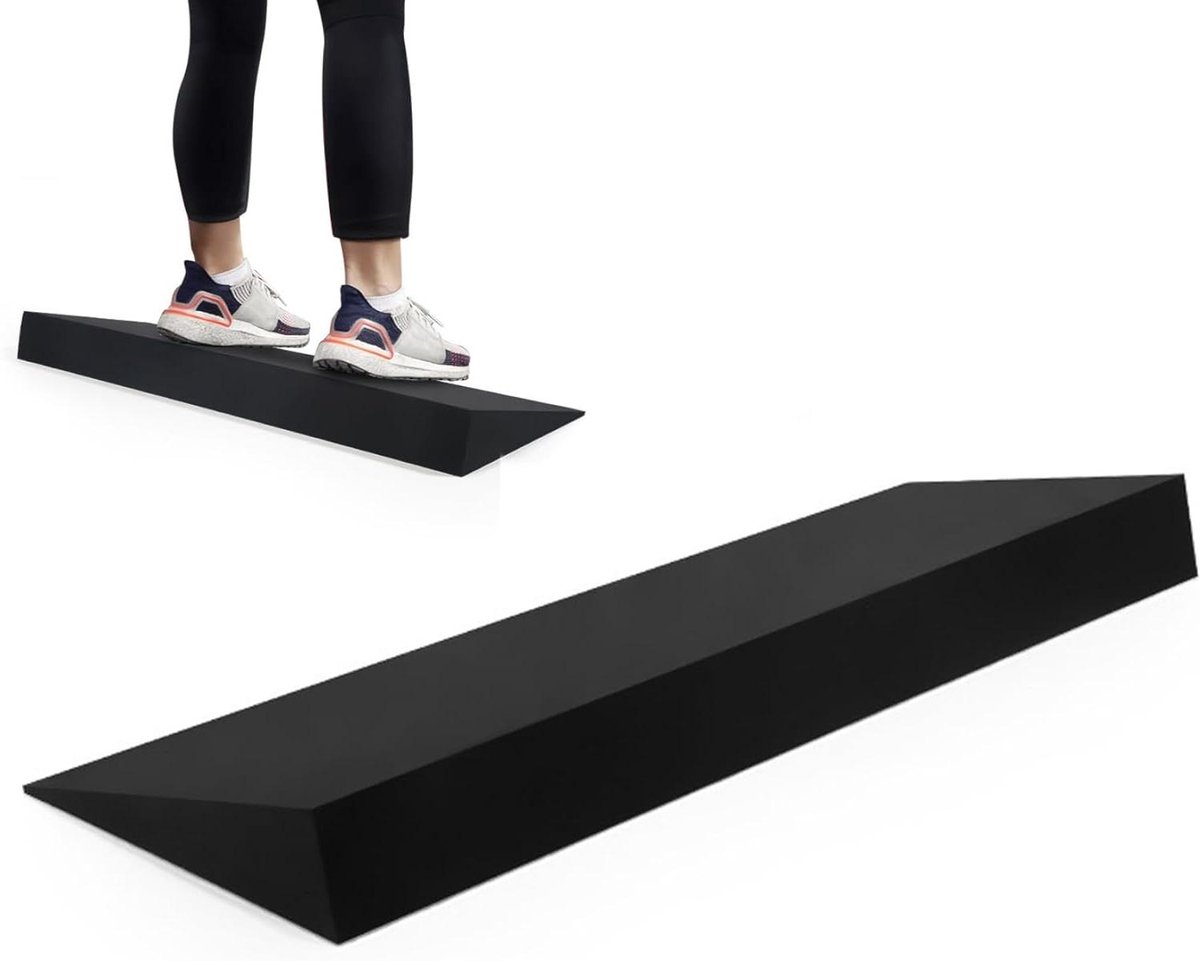 Squat Wedge Block - Schuine Plank Kuit - Onderlichaam Training - Verbeter Squat Vorm