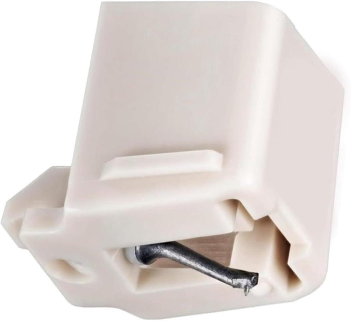 Vervangende Naald - Stylus Naald - Vinyl Luisteren - Conische 0.6 Mil - 1 cm - Wit