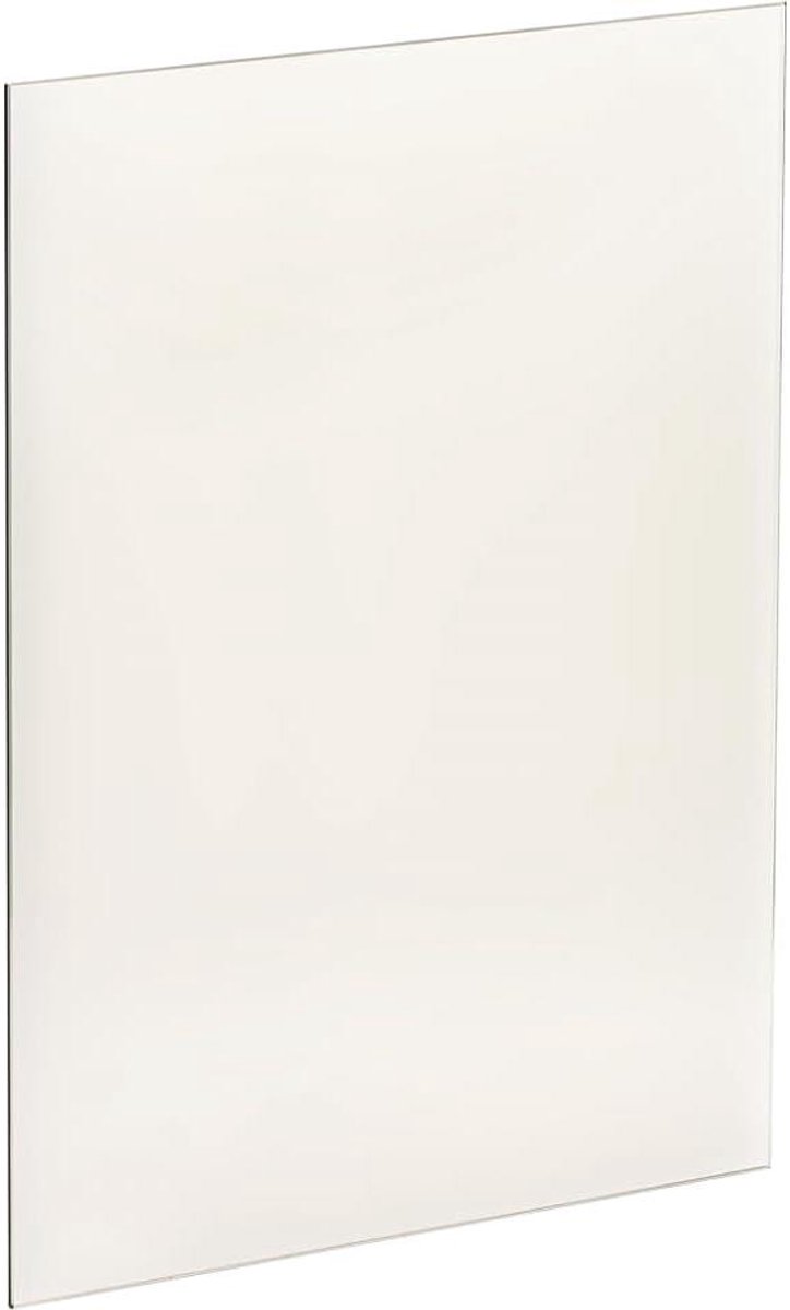 Haard Glas Oven Glas Plaat Open Haard Reparatie Hittebestendig Tot 660°C 360 x 240 mm Transparant