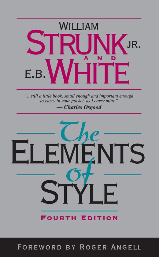 The Elements of Style - cover