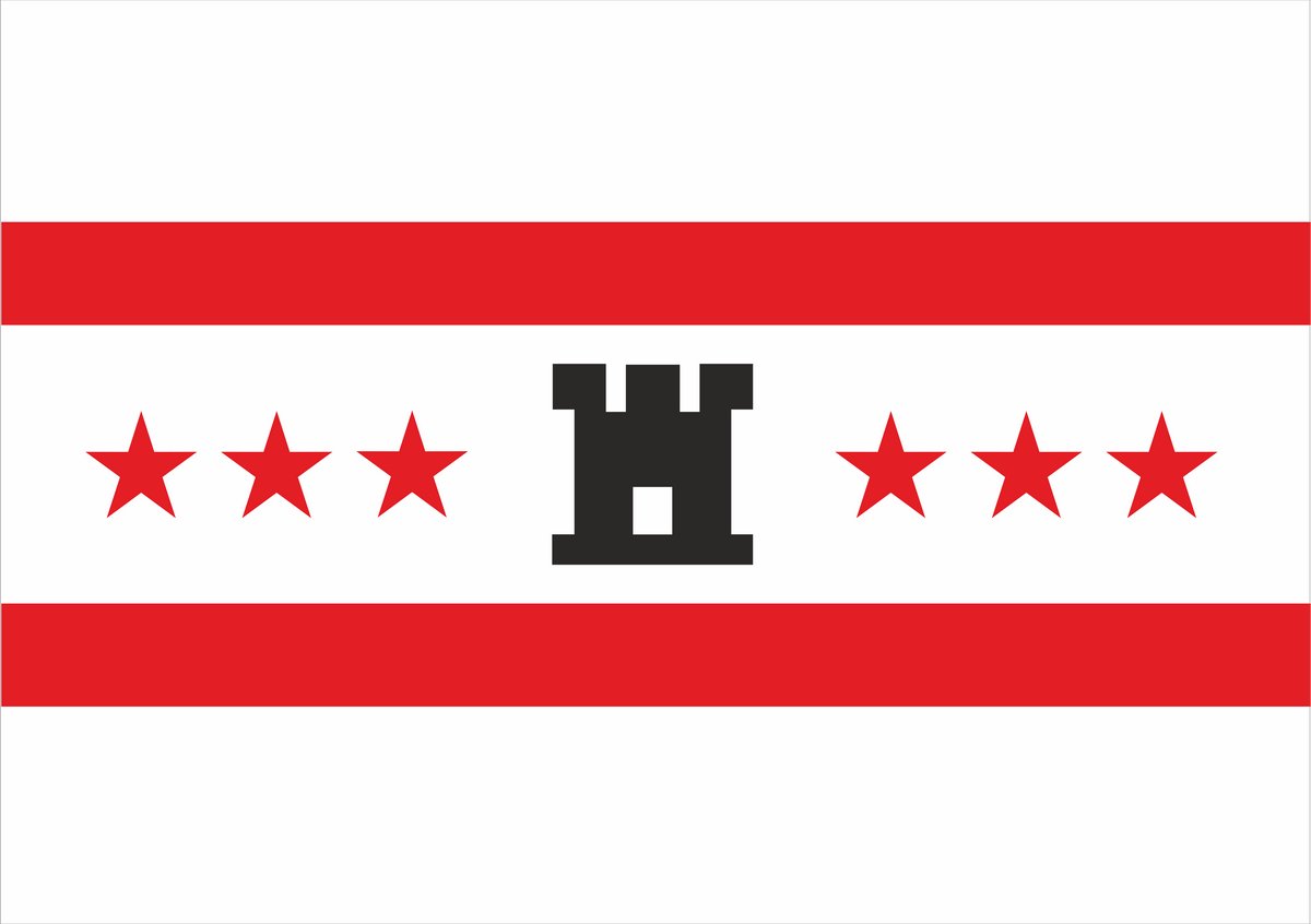 Vlag Drenthe formaat 70 x 100 cm van Shirtmakelaar