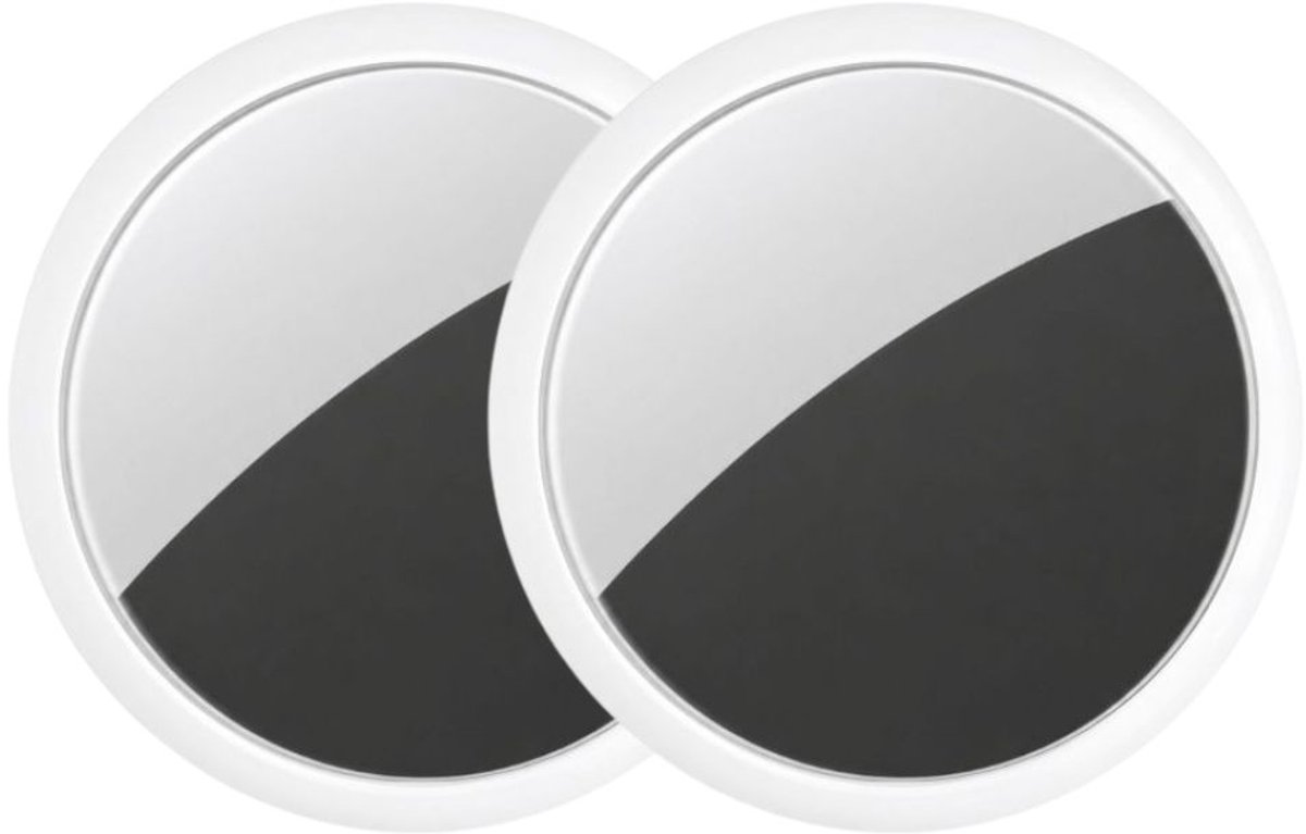 Guardyan® Pro GPS Tracker Wit- Apple Find My - Koffer Tracker - GPS tracker - Bagage tracker - Sleutelvinder - Keyfinder voor sleutels - Sleutelzoeker - Sleutelhanger geschikt voor AirTag - 2 Stuks