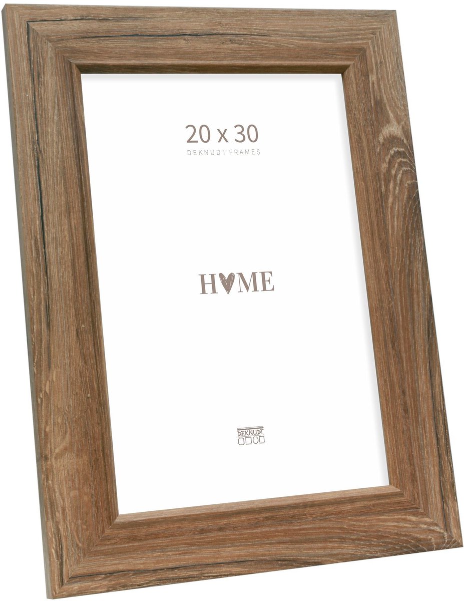 Deknudt Frames fotolijst S48SH4 - bruine houttint - breed - 20x30 cm donkerbruin,generfd