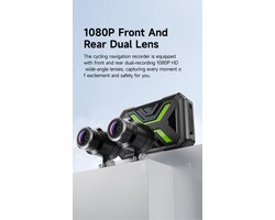 1080P - Motor Dashcam - Voor & Achter Camera - Waterdicht IP67 - Nachtzicht - Anti-vibratie - Bots Detectie - WIFI