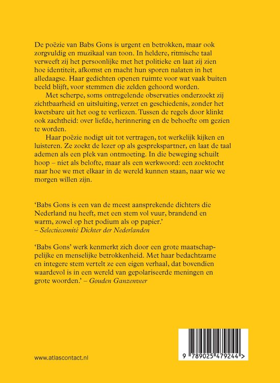 Boekcover met tekst en een streepjescode