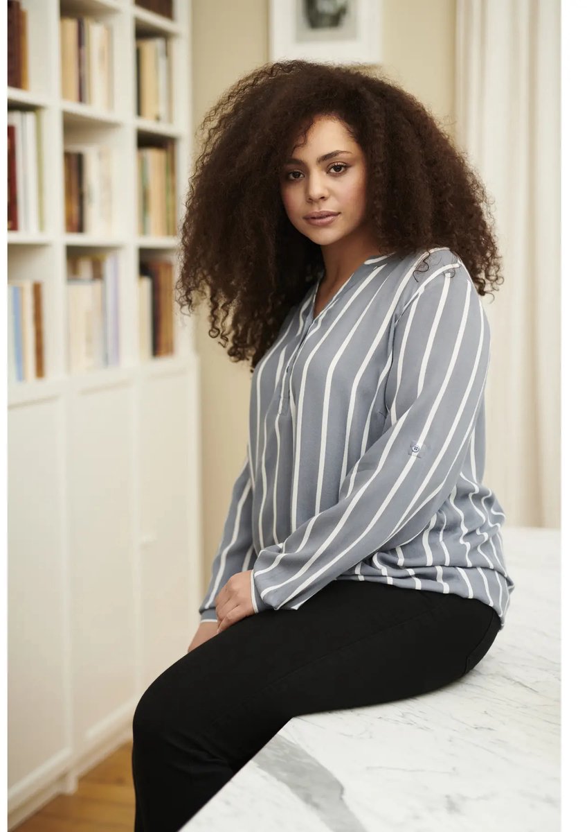 Vrouwenblouse KAFFE Curve Sida