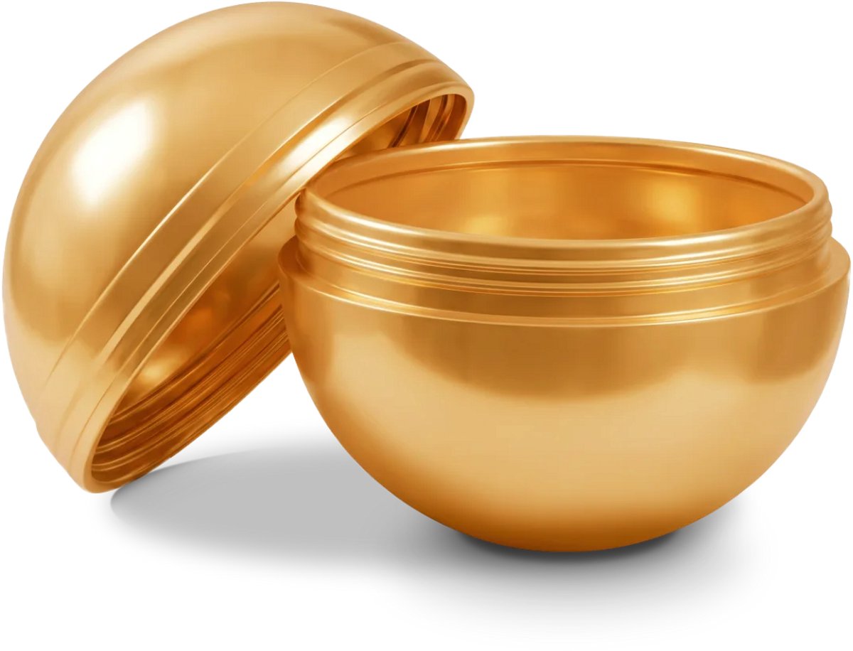 Loterijballen Goud | 50 stuks | 5 cm diameter