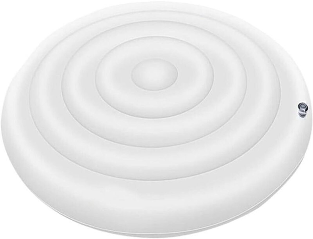 Opblaasbare spa-afdekking van 160 cm – Rond – Weerbestendig PVC-materiaal – Snel opblaasventiel – Thermische isolatie en waterdicht