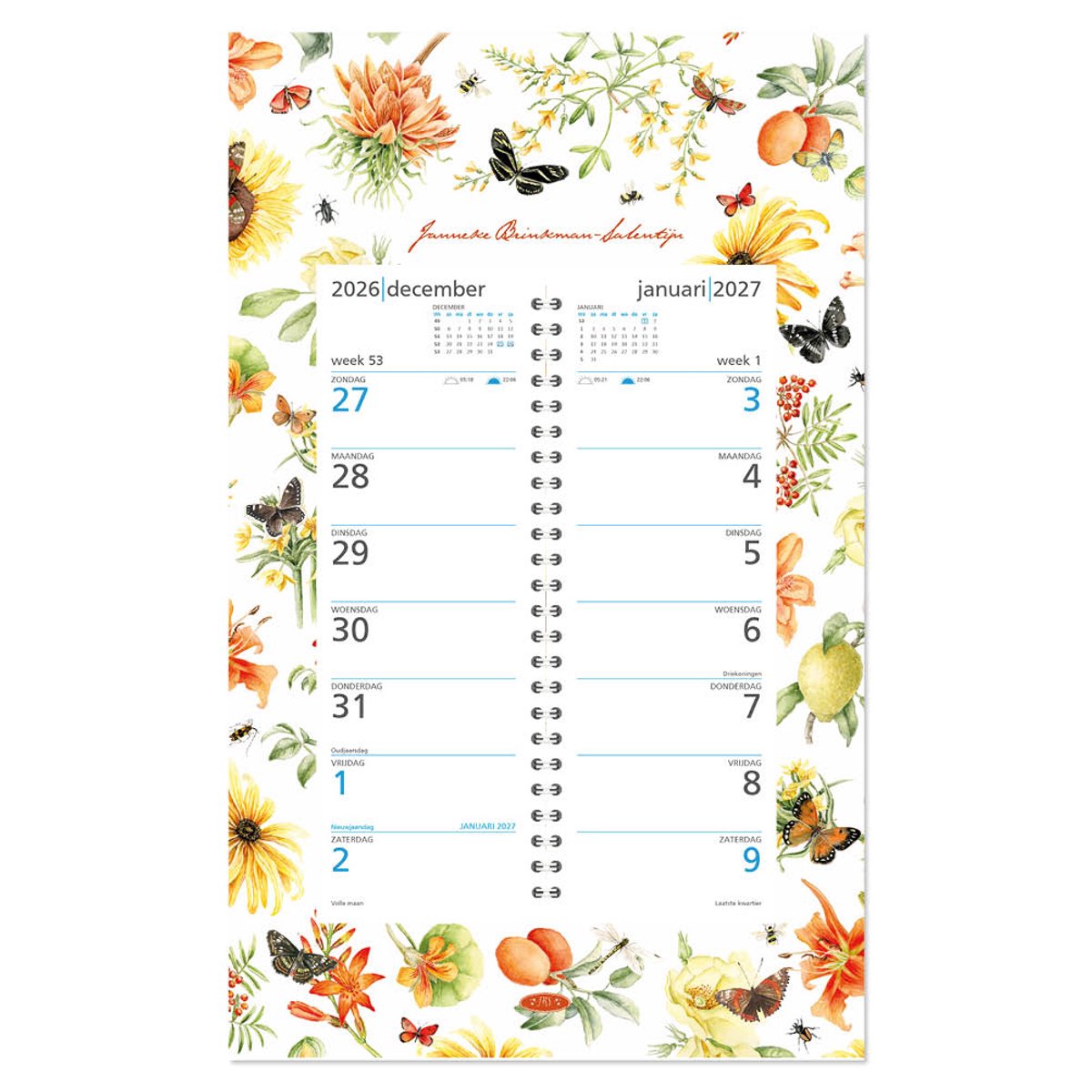 Janneke Brinkman Omlegweek (op schild) 2027 Gele Bloemen