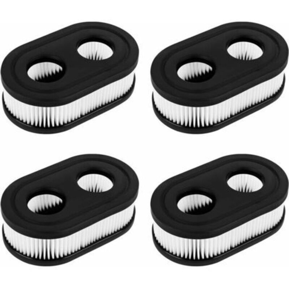 Luchtfilters geschikt voor grasmaaiers, luchtfilters geschikt voor tuingrasmaaiers, geschikt voor grasmaaiermotoren, geschikt voor oudere grasmaaierfilters, macaronkleuren, verpakking van 4 stuks.