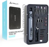 Creality Draadloze Roterende Tool - 24-in-1 - Voor het afwerken van 3D-prints - USB-oplaadbaar - 3,7V - Graveerpen - Set voor schuren, polijsten, ondersteuningen verwijderen, boren, etsen, graveren - 3D-printgereedschapset