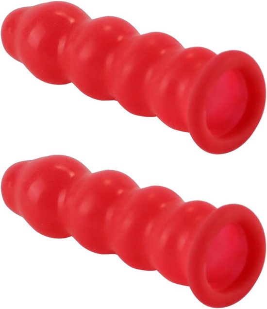 Kitdoppen Set - Afdichtdoppen Beschermers - Kit Tube Sluiten - Goede Afdichting - 20 Stuks - Rood — afbeelding 5