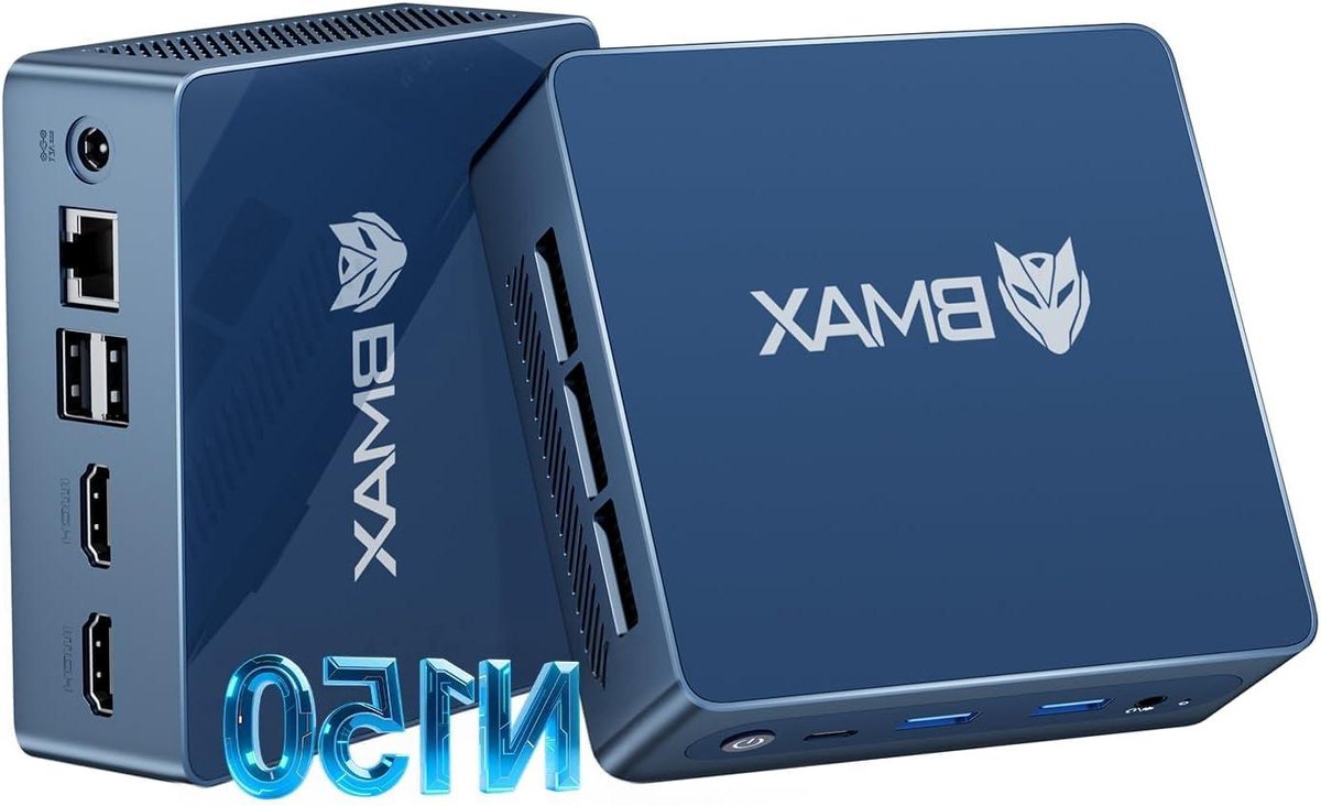 Mini Desktop Computer - Micro PC - Productief Werken - Nieuwste Intel Processor - 12GB 512GB - Zwart
