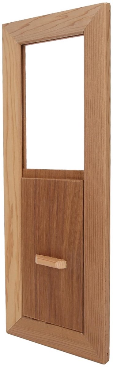 Solidchoice - Dailygoody - Hout Sauna Vent - Rechthoekige Sauna Rooster - Hoogwaardige kwaliteit - 36 x 14 cm - Ventilatie Accessoire - Ideaal voor stoomkamer
