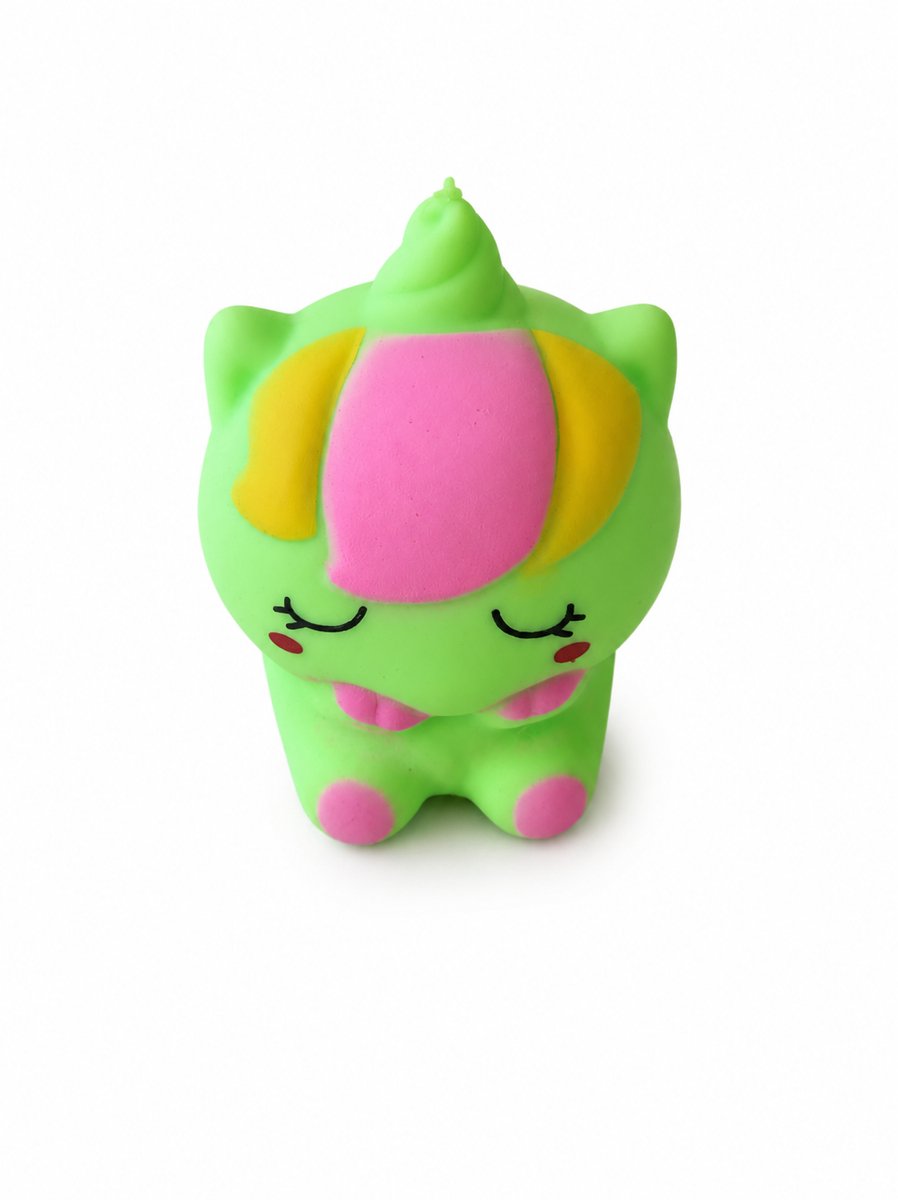 Squishy Eenhoorn – Stressbal Antistress Speelgoed – Zacht Knijp Speeltje – Mintgroen – Voor Kinderen & Volwassenen