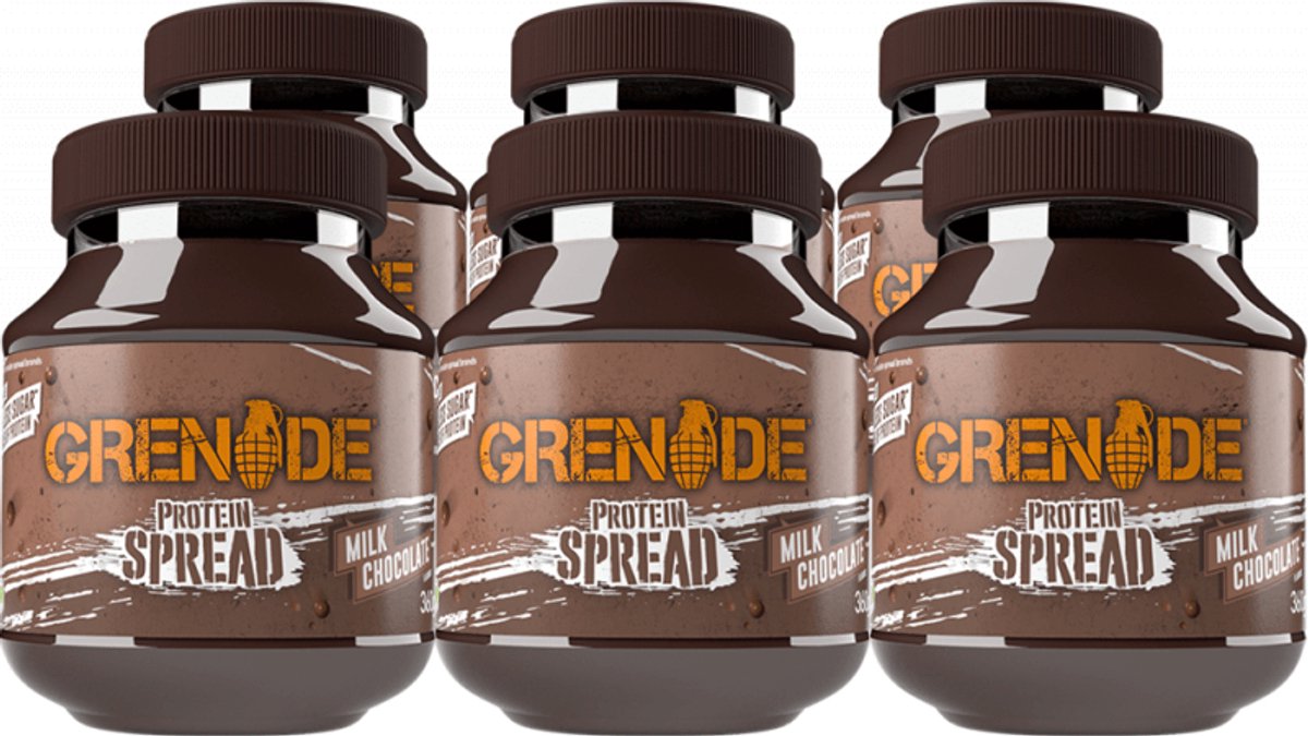 Grenade Protein Spread (6x360g) Milk Chocolate - Functionele voeding - Eiwitpasta's