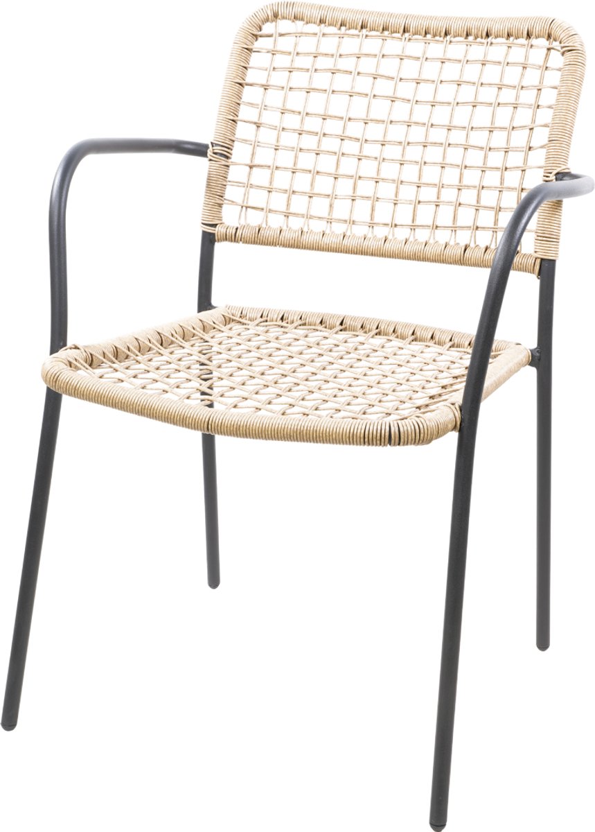 Lesli Living Chaise empilable Kara - 58.8 x 56.5 x 81.5 cm