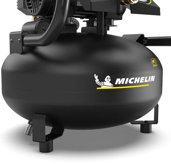Michelin MX POP AIR 22-1.5 SILENT | Staande stille olievrije compressor | 8 bar | 1.5 pk / 1.1 kW | 210 l/min | 22 l — afbeelding 2