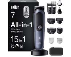 Braun All-in-One Series 7 AIO7580 Style Kit – Baardtrimmer - Tondeuse - Gezichtstrimmer en Lichaamstrimmer in 1