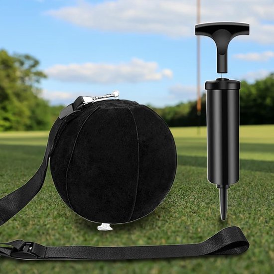 Golf Trainingsbal - Swing Trainer - Swing Techniek Verbeteren - Instelbare Luchtdruk - 147 cm Diameter - Wit van GOLF — afbeelding 5