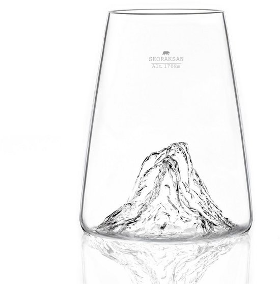 Alaskanmaker - Verre design Topographic - Seoraksan - 1 pièce
