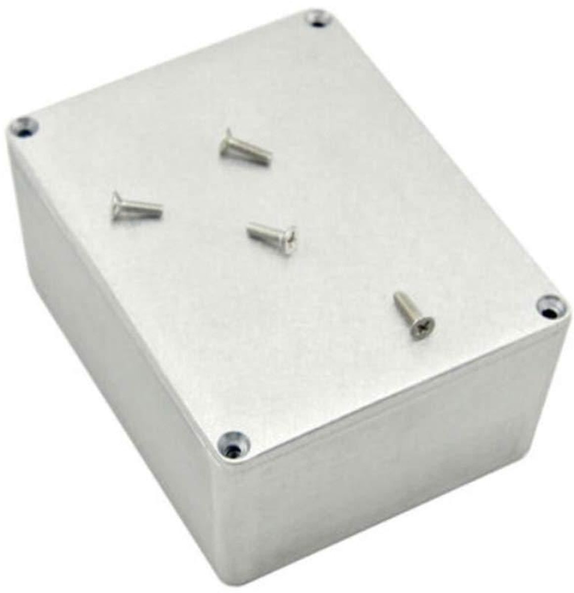 Aluminium Behuizing - Project Doos - Elektronica Projecten - Weerbestendig IP54 - 120x94.5x50mm - Zilver