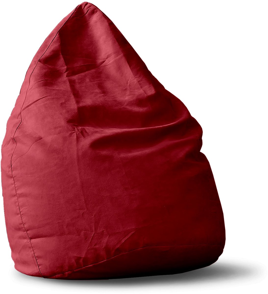 Lumaland - Luxe XL PLUS zitzak - stijlvolle beanbag met 220L volume - extra stevige naden - verkrijgbaar in verschillende kleuren - Rood