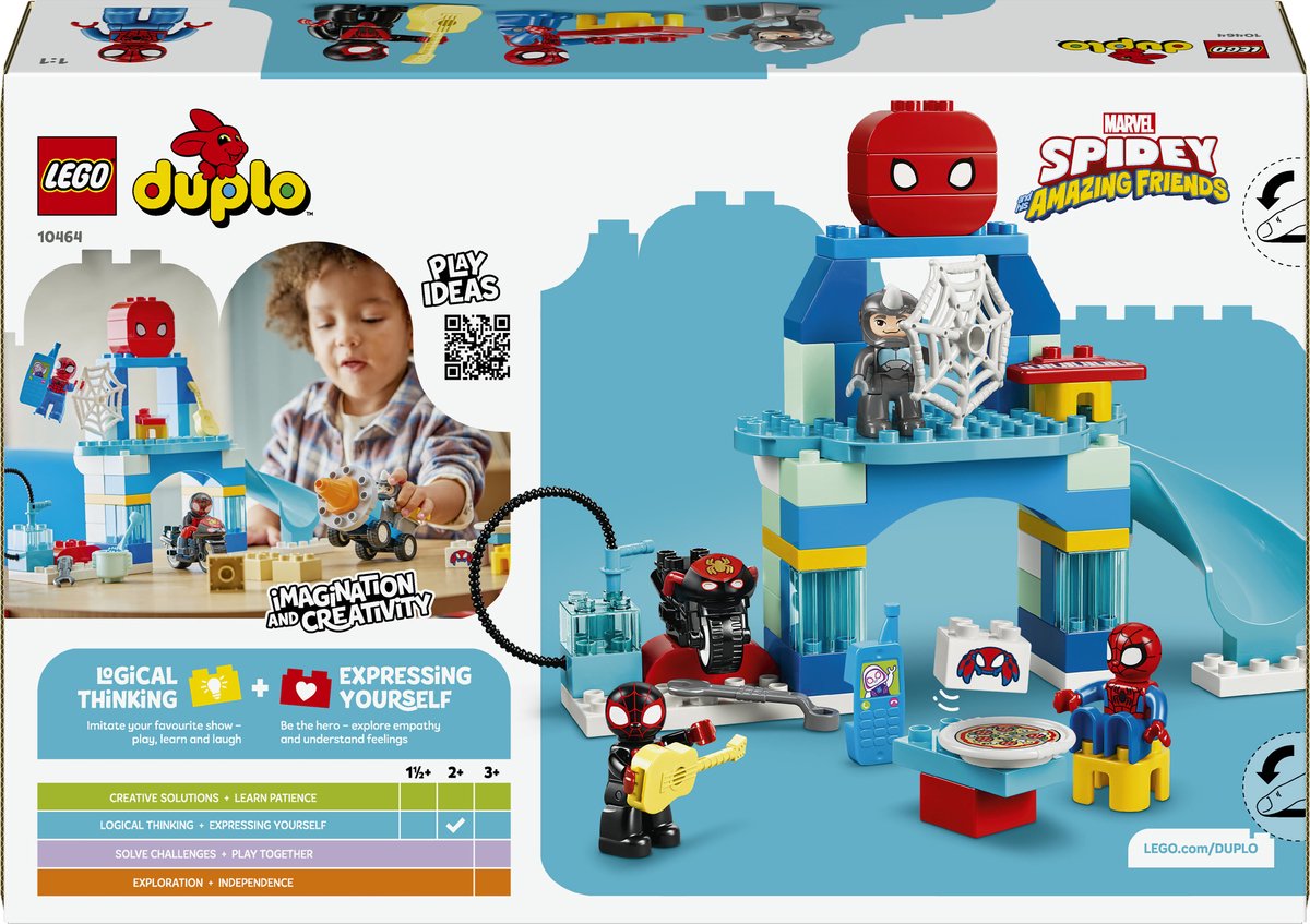 LEGO DUPLO ǀ Marvel Team Spidey Hoofdkwartier Bouwpakket voor Kinderen en Decoratie 10464 – foto 3