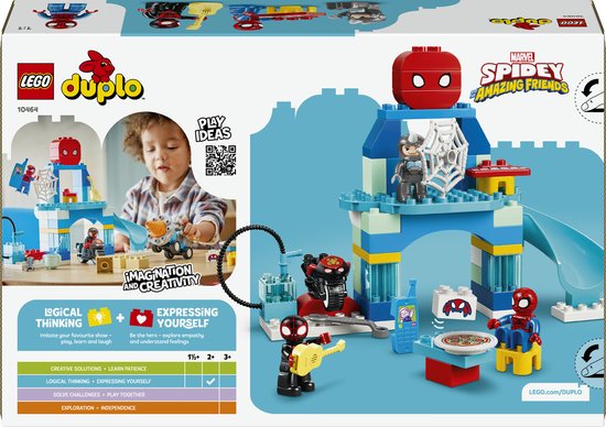 LEGO DUPLO ǀ Marvel Team Spidey Hoofdkwartier Bouwpakket voor Kinderen en Decoratie 10464 — afbeelding 4