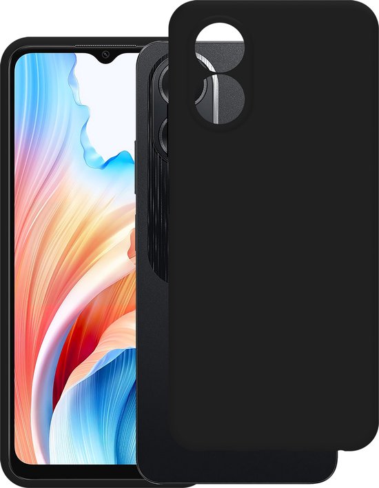 Just in case Soft Design Oppo A38 4G / A18 4G Back Cover Zwart